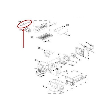 Whirlpool W10884720 Whirlpool Wire Harness W10884720